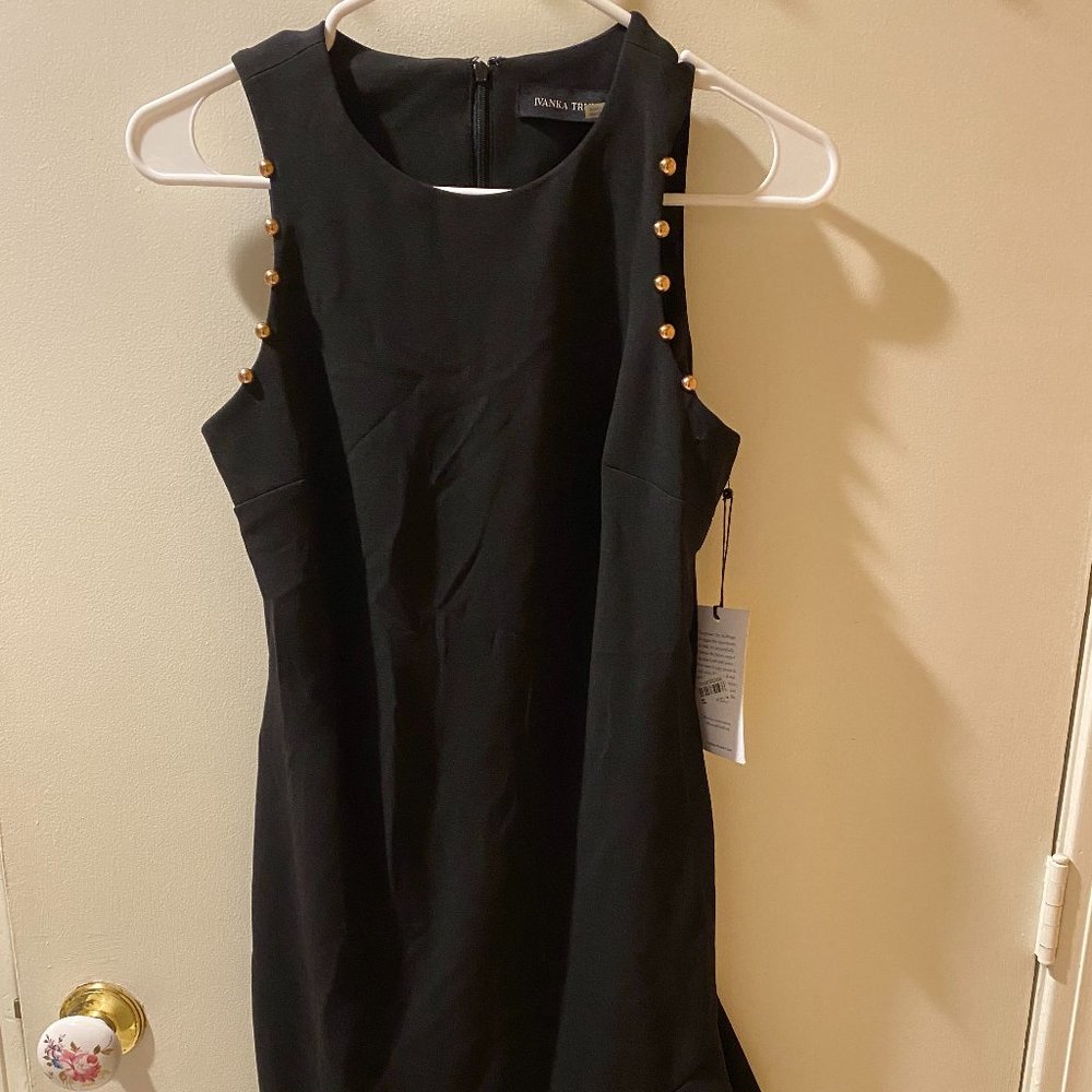 Ivanka Trump Black Cocktail Dress NWT